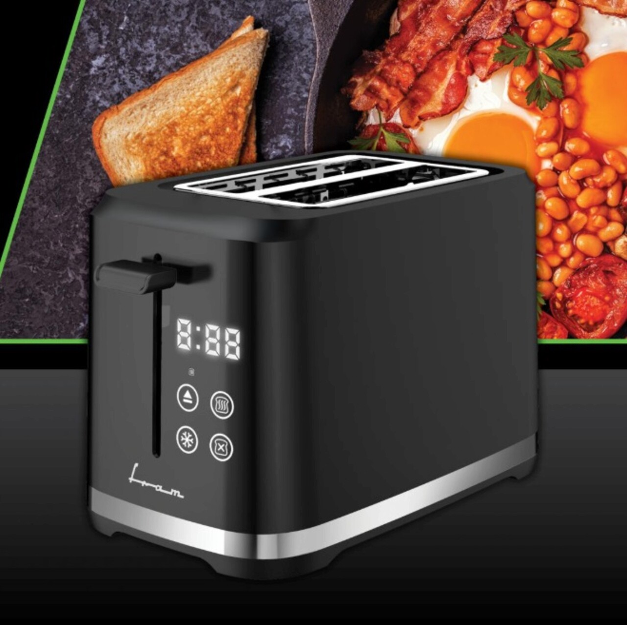 Prajitor de paine Fram, 800W, negru - imagine 3